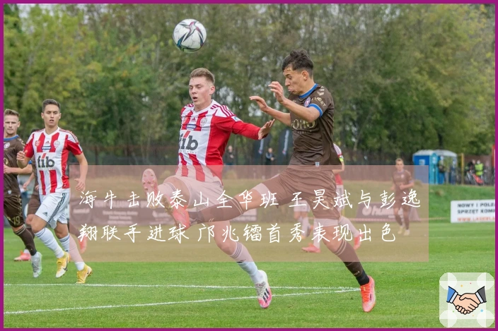 海牛击败泰山全华班 王昊斌与彭逸翔联手进球 邝兆镭首秀表现出色